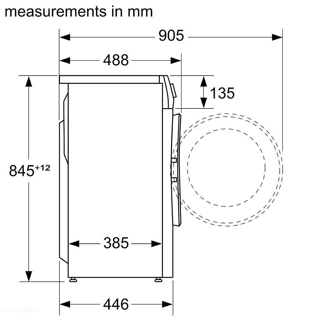 Стиральная машина BOSCH WHA122W0BL за 49 740 Р | ЧёПоЧём